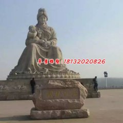 黃河母親石雕，廣場(chǎng)人物雕塑