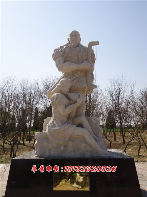 玻璃鋼伏羲雕塑，玻璃鋼人物雕塑 (1)