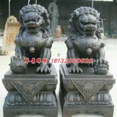 銅獅子，北京獅銅雕