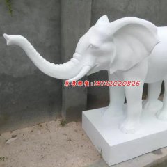 漢白玉大象，石雕大象