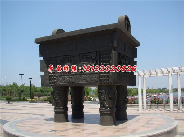 銅鼎，銅盛鼎，四方銅鼎