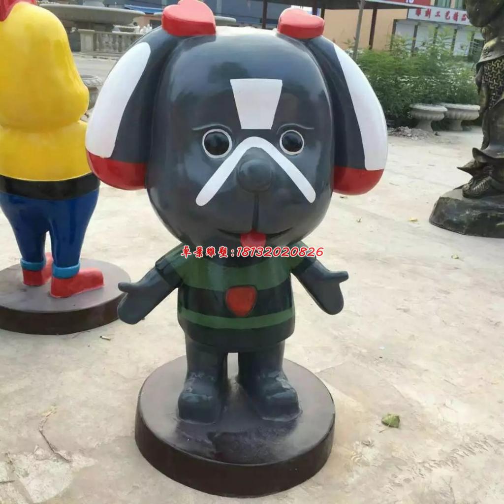 玻璃鋼十二生肖雕塑，玻璃鋼卡通動(dòng)物雕塑 (4)