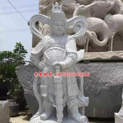 韋陀石雕，大理石韋陀菩薩雕塑