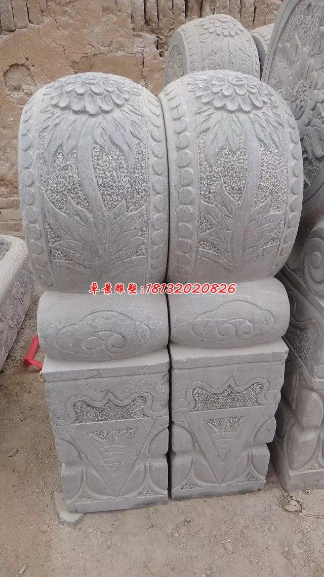抱鼓石，大理石門墩 (2)