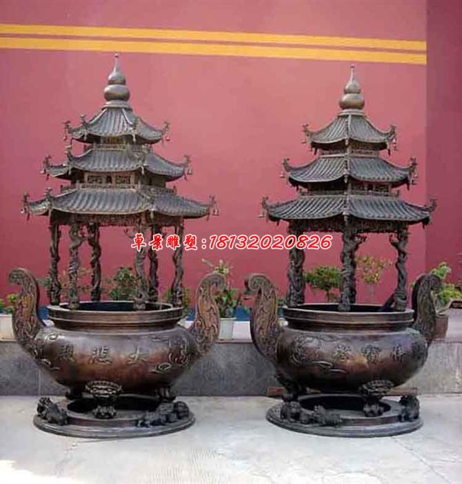 銅香爐，寺廟銅香爐