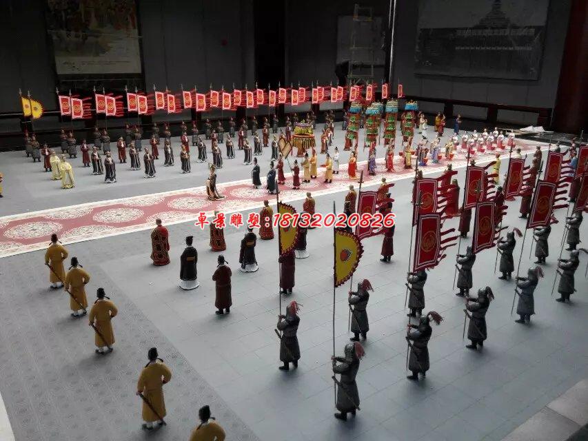 玻璃鋼古代人物雕塑,玻璃鋼仿真雕塑 (2)