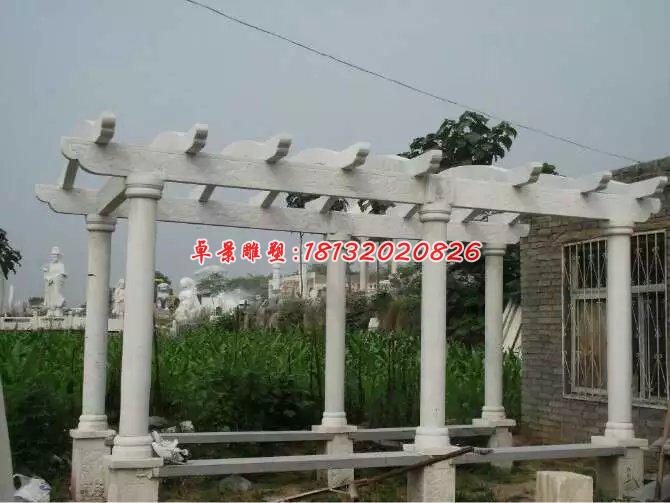 長廊石雕，公園走廊雕塑