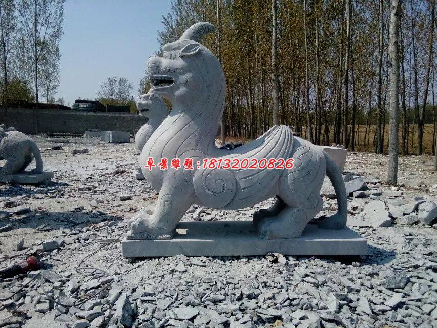 獨(dú)角獸石雕，法院門口石雕