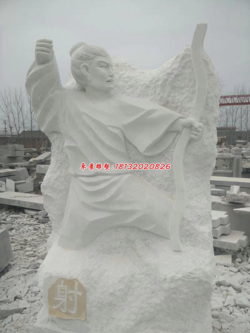 禮樂(lè)射御書(shū)數(shù)石雕，古代六藝石雕 (2)