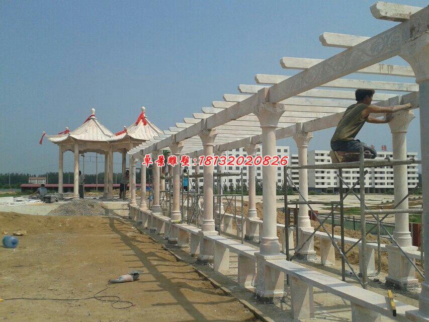 大理石長廊，公園走廊石雕 (1)