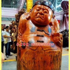 玻璃鋼財(cái)主雕塑，玻璃鋼人物雕塑