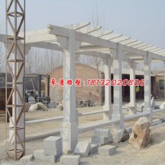 石雕長廊，漢白玉走廊雕塑