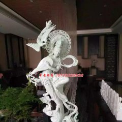 石雕仙女，漢白玉仙女雕塑