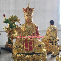 玻璃鋼地藏王雕塑，玻璃鋼佛像雕塑