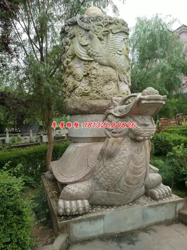 龍龜石雕，公園神獸石雕 (2)