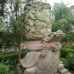 龍龜石雕，公園神獸石雕