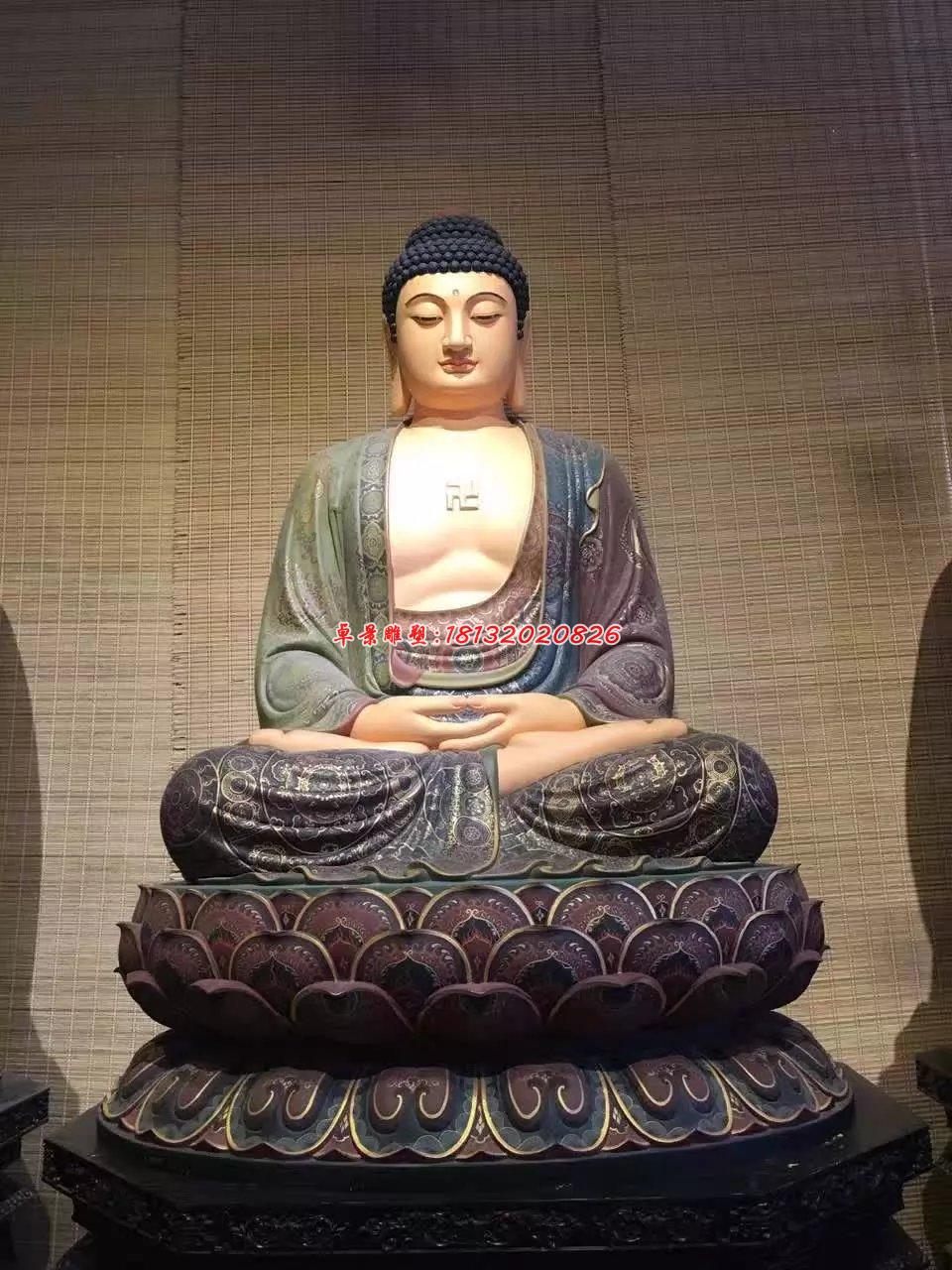 玻璃鋼佛像雕塑，如來佛祖雕塑