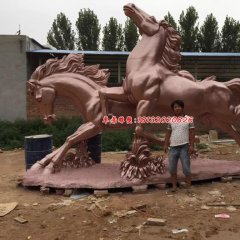 不銹鋼馬雕塑，廣場(chǎng)不銹鋼動(dòng)物雕塑