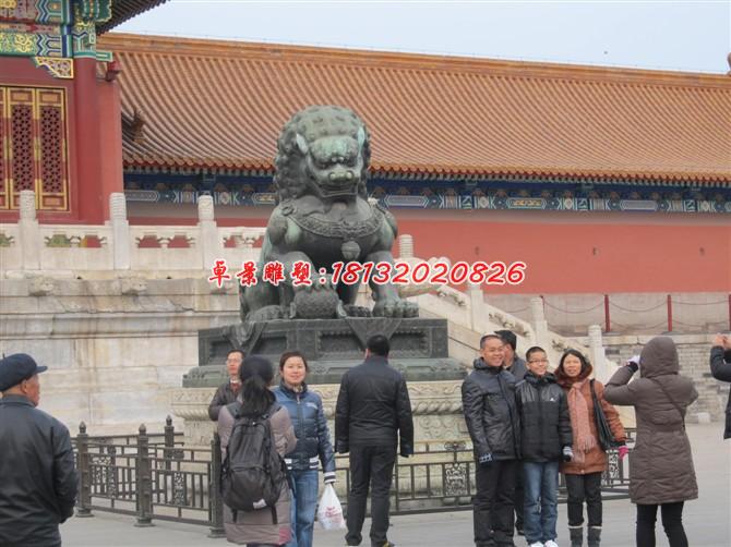 北京獅銅雕，青銅獅子雕塑
