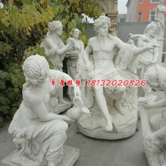 阿波羅與眾芙妮石雕，廣場景觀石雕