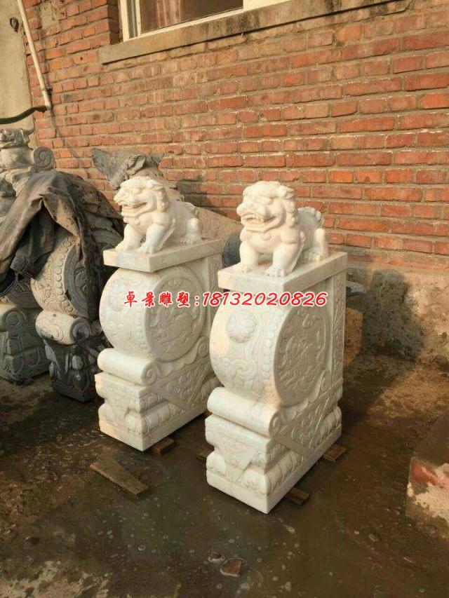 抱鼓石，獅子抱鼓石