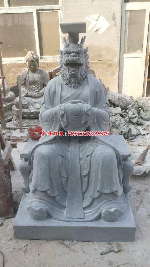 龍王石雕,大理石龍王雕塑