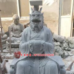 龍王石雕，大理石龍王雕塑