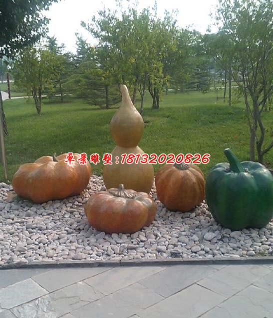 玻璃鋼蔬菜雕塑，公園玻璃鋼雕塑
