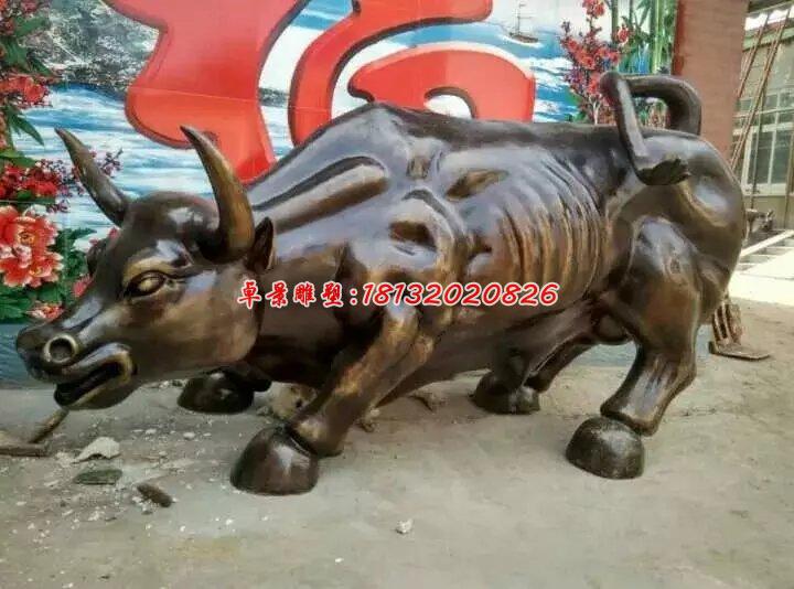 華爾街銅牛雕塑,廣場動(dòng)物銅雕