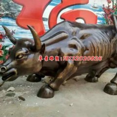 華爾街銅牛雕塑，廣場(chǎng)動(dòng)物銅雕
