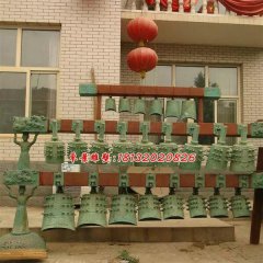 編鐘銅雕，仿古青銅編鐘雕塑