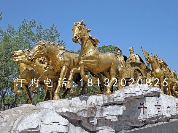 銅馬雕塑，鑄造銅馬，馬雕塑