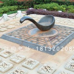 指南針銅雕，廣場指南針雕塑