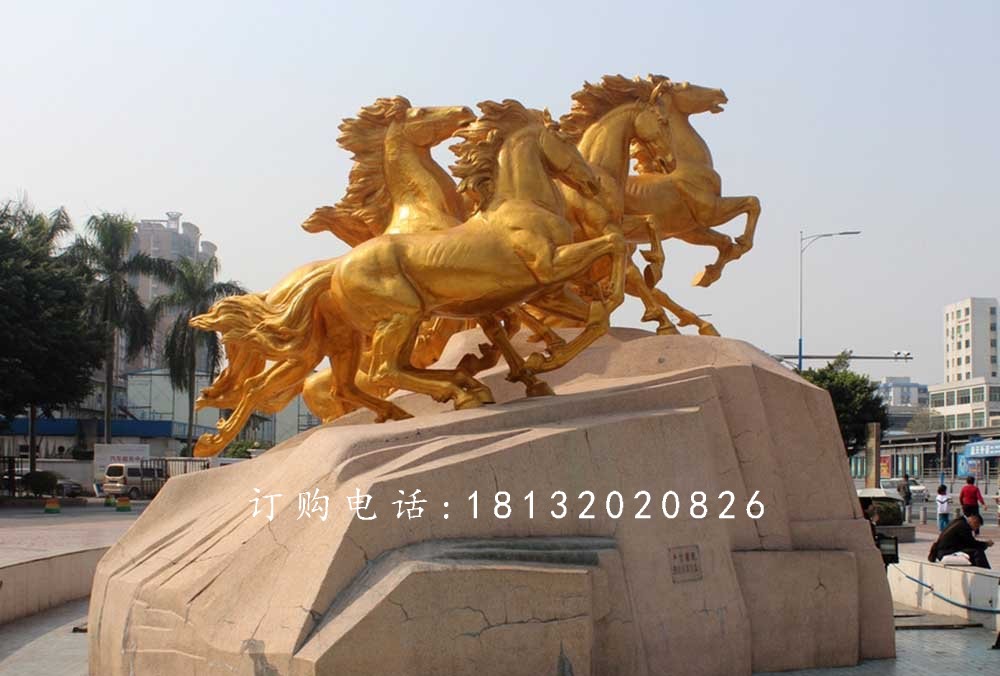 鑄銅飛馬，銅雕飛馬雕塑