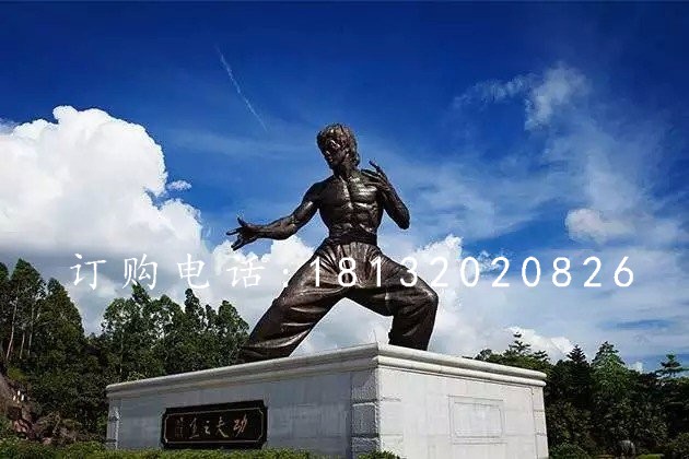 李小龍銅雕，廣場李小龍銅雕
