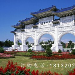 石雕牌坊，五門牌坊，廣場牌坊雕塑