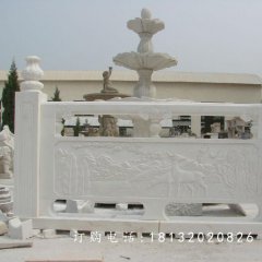 石雕欄桿，石橋欄板雕塑，公園景觀雕塑