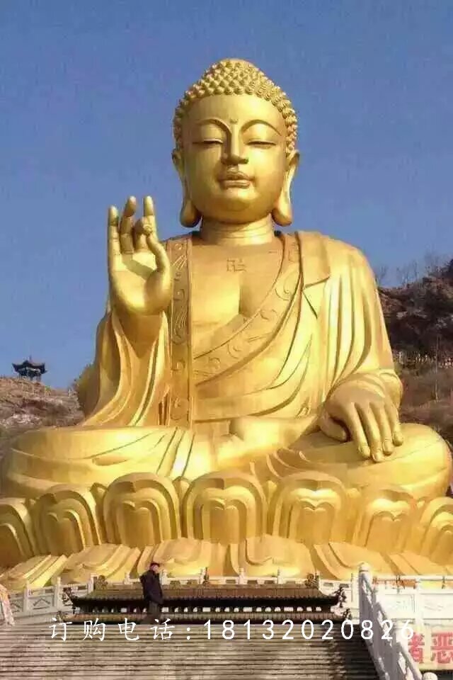 銅雕如來(lái)佛祖,大自然景觀雕塑