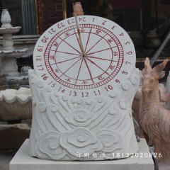 石頭日晷雕塑，石雕日晷，學(xué)校日晷雕塑
