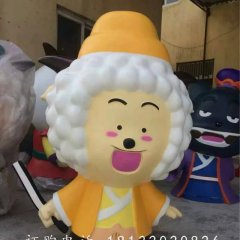 玻璃鋼懶羊羊，玻璃鋼卡通動(dòng)漫雕塑