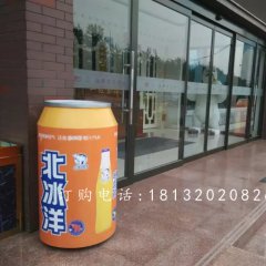 玻璃鋼易拉罐，仿真玻璃鋼雕塑