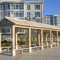石雕走廊，小區(qū)石長(zhǎng)廊雕塑