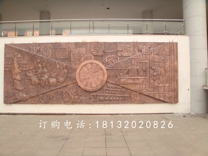 鍛銅浮雕，校園景觀銅浮雕