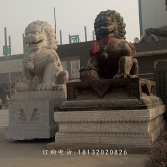 北京獅石雕，大理石獅子雕塑