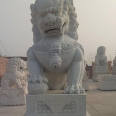 北京獅石雕，大型北京獅石雕