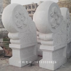 石雕門鼓，大型石門墩