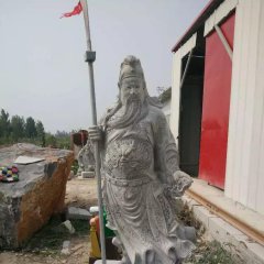 關公石雕，招財進寶石雕，古代名人石雕
