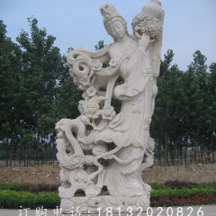 天女散花石雕，廣場景觀石雕