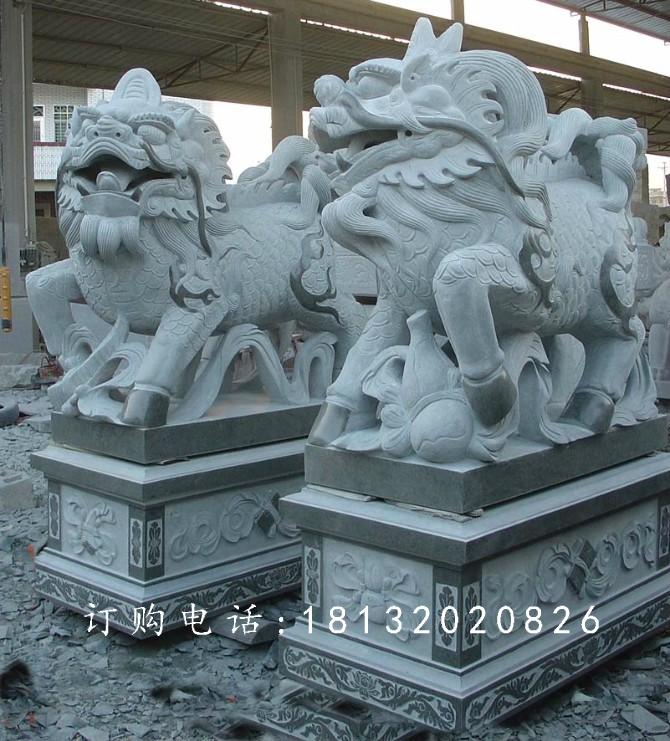 青石貔貅，石雕神獸