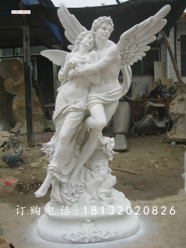 愛神石雕，漢白玉愛神雕塑